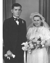 Henry Duffy and Joyce Brooks Wedding Day 1941